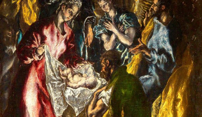 El Greco. Adorazione dei pastori, 1600 - 05 (dettaglio)