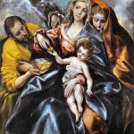 El Greco, Sacra Famiglia con la Maddalena, 1595-1600. Collezione Privata