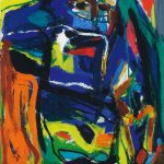 Asger Jorn. Senza difesa, 1968. Olio su tela. Cortesia de La Galleria di Francoforte sul Meno © Dono Jorn, Silkeborg by SIAE 2015 per Asger Jorn