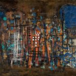 Corneille. La città 1947. Olio su tela. Collezione privata. Cortesia de La Galleria di Francoforte sul Meno. © Corneille by SIAE 2015