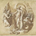 Parmigianino, Circe porge da bere ai compagni di Ulisse