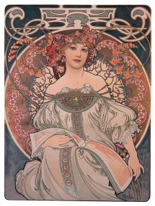 Alfons Mucha. Reverie, 1897 - Art Nouveau