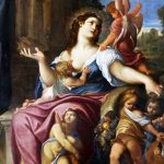 Ludovico Carracci. Allegoria della Provvidenza. 1604-1605. Olio su rame, cm. 51 x 37