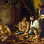 Eugène Delacroix. Donne di Algeri nel loro appartamento, 1847 - 49. Olio su tela, cm. 85 x 112. © Museo Fabre, Montpellier