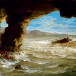 Eugène Delacroix. Naufragio al largo della costa, 1862. Olio su tela, cm. 38.1 × 45.1. © The Museum of Fine Arts, Houston, Texas / Foto Bridgeman