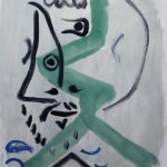 Picasso. Moschettiere, 1964. Olio su tela, cm. 55 X 46. Cà la Ghironda Modern Art Museum