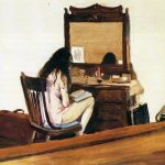 Edward Hopper. Interno, donna che legge, 1925. Olio su tela