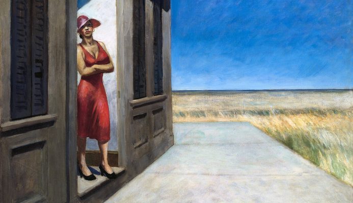 Edward Hopper.Mattinata in South Carolina, 1955. Olio su tela, cm. 78,5 x 102. ©Whitney Museum of American Art, donato in memoria di Otto L. Spaeth dalla sua famiglia