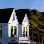 Edward Hopper. Luci del sole al secondo piano, 1960. Olio su tela, cm. 101,9X127,4. Whitney Museum of American Art, New York