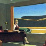 Edward Hopper. Western-Motel, 1957. Olio su tela, cm. 77.8 x 128.3. Yale University. Lascito di Stephen Carlton Clark, B.A