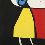 Joan Miró. Pittura e poesia. Donna nella notte, 1973. Fundació Joan Miró, © Successió Miró by SIAE 2016. Barcellona