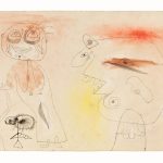 Joan Miró. Pittura e poesia. Donne, uccello, stelle, 1942. Collezione privata, Successió Miró by SIAE 2016