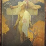 Alfons Mucha. La Francia abbraccia la Boemia, 1918. Olio su tela, cm 122x105. © Mucha Trust 2016, Foto Katarte