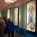 Alfons Mucha. Veduta della mostra al Vittoriano. Foto Katarte