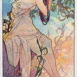 Alphonse Mucha. Le stagioni – Estate – 1896. Serie di quattro pannelli decorativi. Litografie a colori