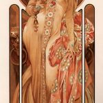 Alfons Mucha. Manifesto Moët & Chandon Crémant Impérial, 1899