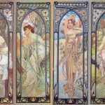 Alfons mucha. Le fasi del giorno, 1899