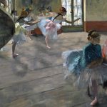 Edgar Degas. Prova di Balletto in scena, 1874. Olio su tela, cm 65x81. Musée d'Orsay, Parigi