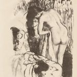 Edgar Degas. Donna nuda in piedi mentre si asciuga, 1891-1892. Litografia, pastello e raschiatura, cm 33 x 24,5. Credit: Acquisto, Mr. e Dillon regalo Mrs. Douglas 1972