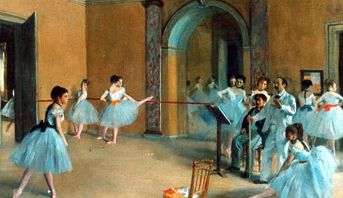Edgar Degas. Foyer de danse a l'Opéra, 1872. Musée d'Orsay, Parigi