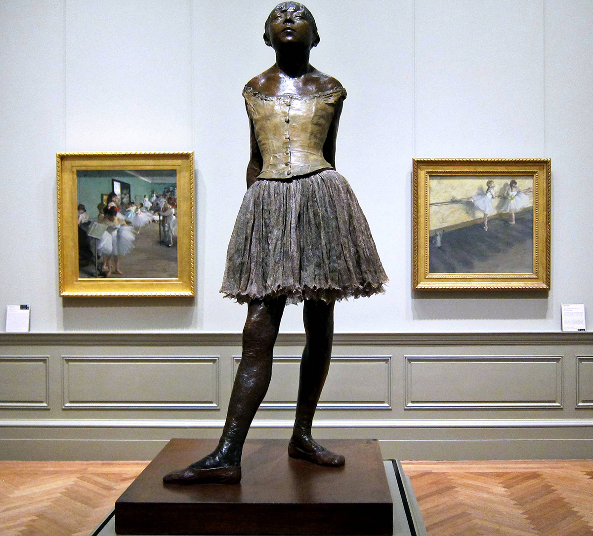 Edgar Degas. La Piccola ballerina di quattordici anni, 1881. Bronzo ...