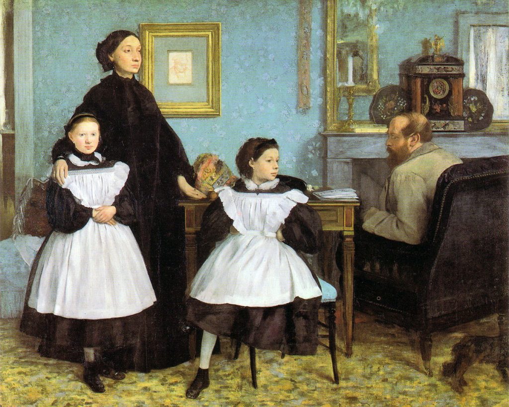 Edgar Degas. La famiglia Bellelli, 1858-67. Musée d'Orsay, Parigi