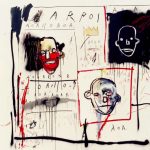 Jean-Michel Basquiat. Senza titolo, 1981 Olio, pastello a olio e aerografo su tela, cm 130,2 x 142,9. Mugrabi Collection