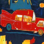 Jean-Michel Basquiat. Jean-Michel Basquiat. Rusting red car in kuau, 1984. Mugrabi Collection