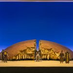 Arnaldo Pomodoro. Modellino della macchina scenica per Semiramide di Gioacchino Rossini Roma, Teatro dell’Opera, 1982 (foto Dario Tettamanzi)