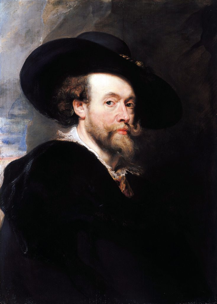 Peter Paul Rubens. Autoritratto dell'artista, 1623-25. Galleria degli Uffizi, Firenze