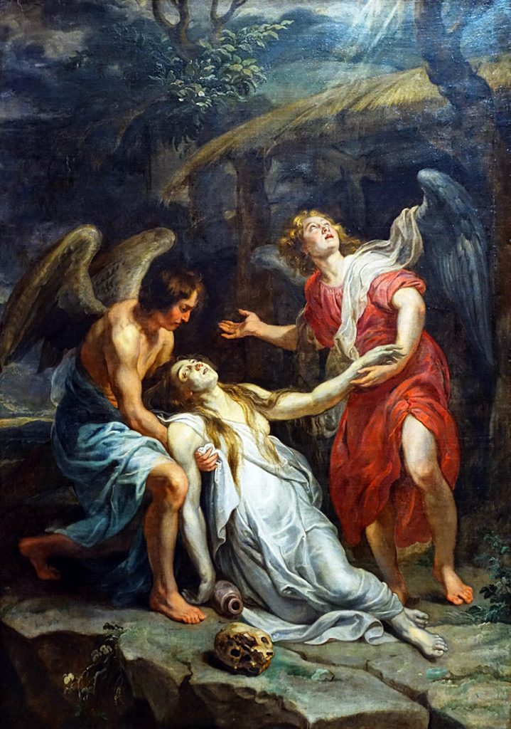 Peter Paul Rubens. Maddalena in estasi, 1619. Olio su tela, cm 295×220. Palais des Beaux-Arts, Lille