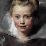 Peter Paul Rubens. Ritratto della figlia Clara Serena, 1615 – 1616. Olio su tela applicata su tavola, cm 33×26,3. Palazzo Liechtenstein, Vienna - The Princely Collections