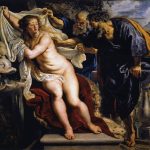 Peter Paul Rubens. Susanna e i vecchioni, 1609-1610. Olio su tavola. Real Academia de Bellas Artes de San Fernando, Madrid