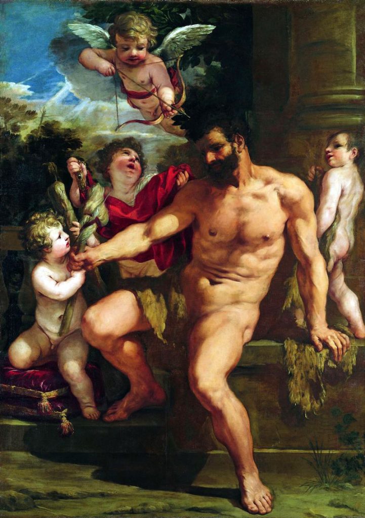 Pietro da Cortona. Pietro da Cortona. La punizione di Ercole, 1635. Olio su tela, cm 300×200. Palazzo Liechtenstein, The Princely Collection, Vienna