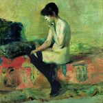 Toulouse-Lautrec. Etude de nu. Femme assise sur un divan, 1882. Olio su tela. Musée Toulouse-Lautrec, Albi, France