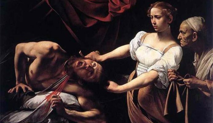 Caravaggio. Giuditta che decapita Oloferne. 1600-1602 ca.