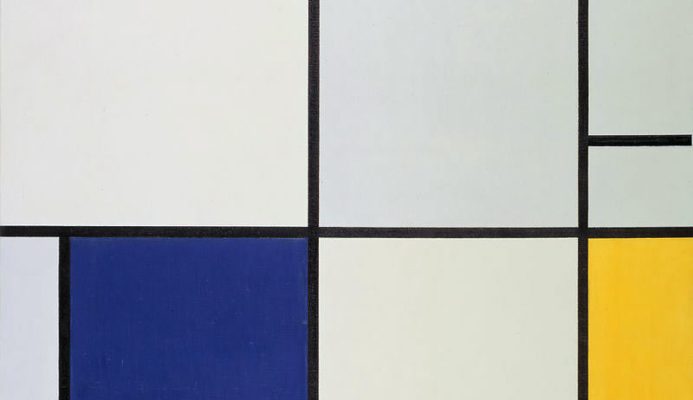 Tableau I. Olio su tela. Piet Mondrian, Pittore olandese