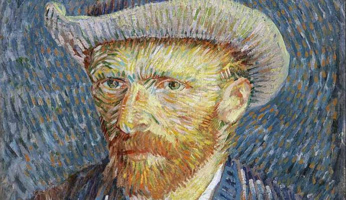 Autoritratto con cappello di feltro grigio, 1887–88. Museo Van Gogh, Amsterdam